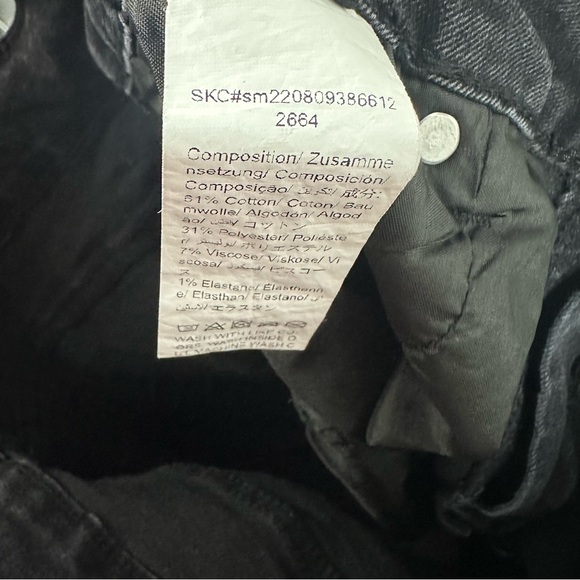 SHEIN Men's Black Distressed Skinny Jeans Size Large - Picture 8 of 8